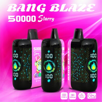 BANG BLAZE 50000 Satrry 五萬口 LED顯示屏 星空火焰 一次性電子煙